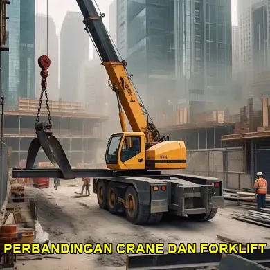 Perbandingan Crane dan Forklift untuk Pemuatan Material Berat di Jalan Kaliurang